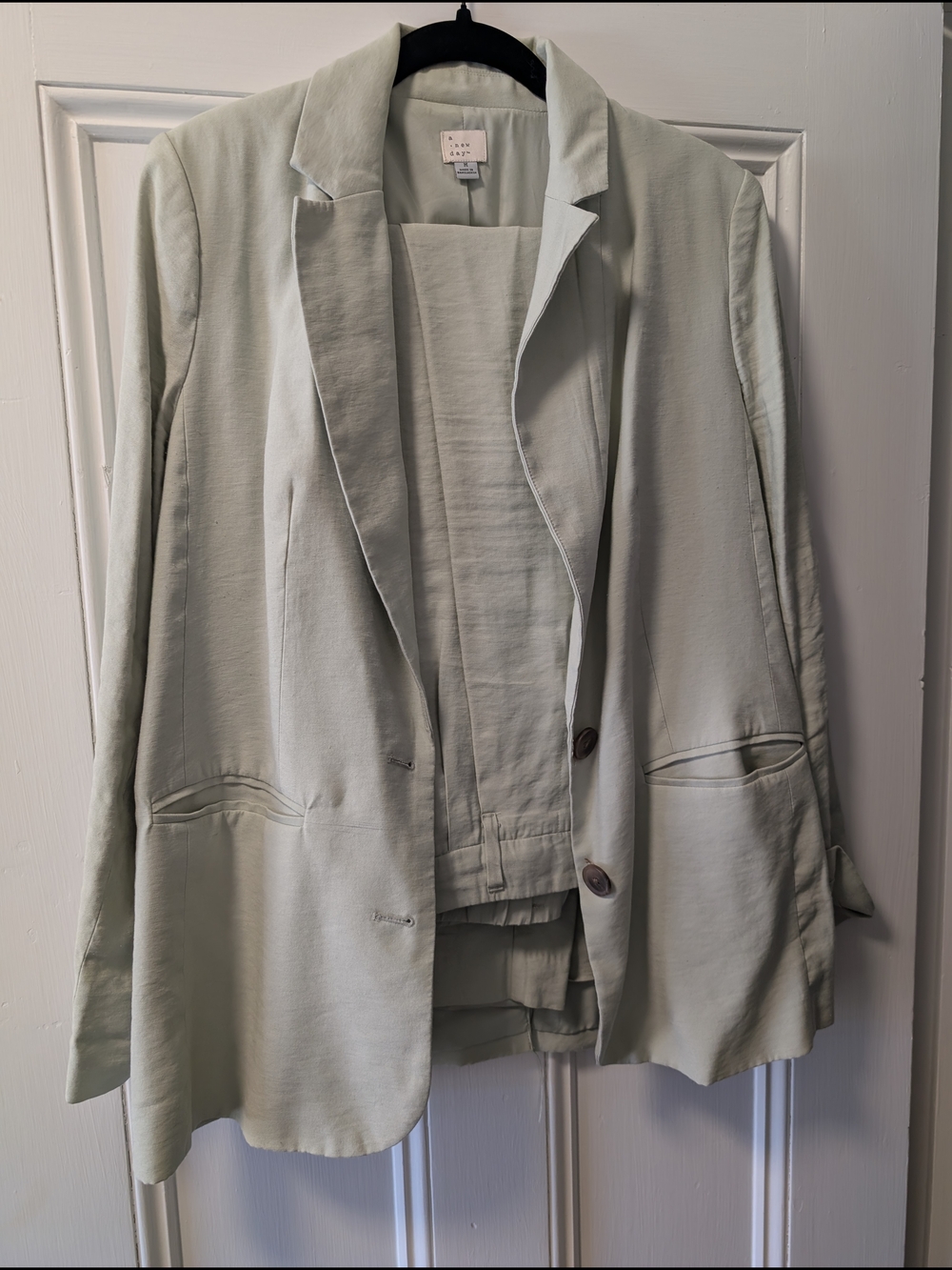 Aritzia Mint Green Relaxed Blazer